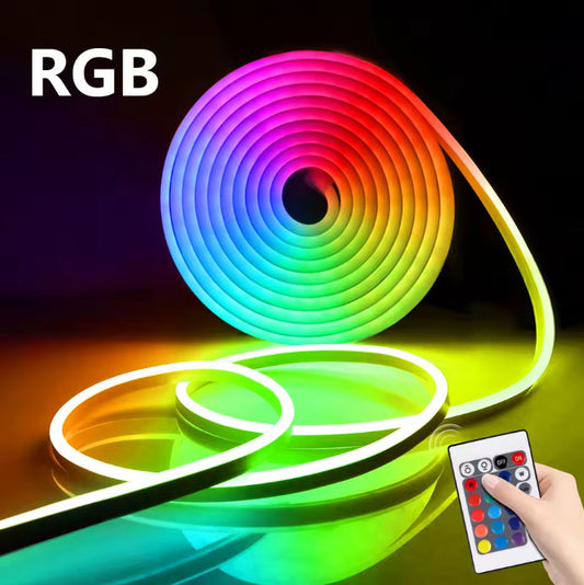 Bande Lumineuse Néon RGB, Flexible et Étanche Bluetooth