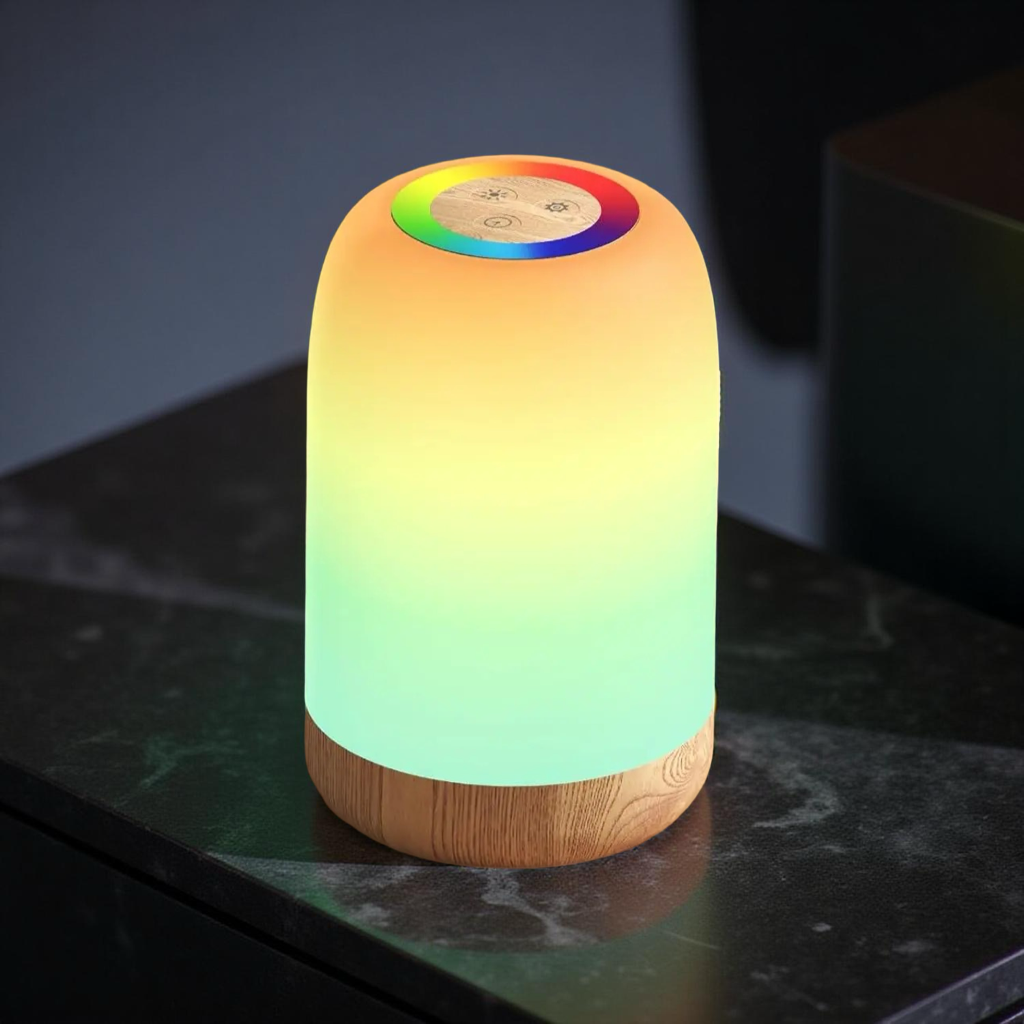 Lampe tactile RVB 256 couleurs, veilleuse avec minuterie et modes